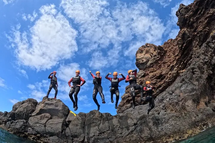 Coasteering Tour - Cliff jumping, swimming, scrambling.