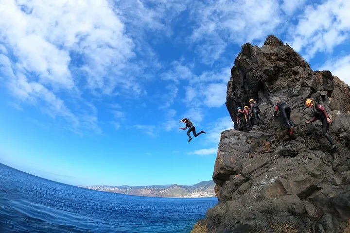 Coasteering Tour - Cliff jumping, swimming, scrambling.