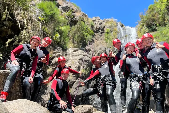 Canyoning Experience Level I Beginners in Ribeira das Cales