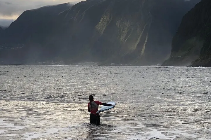 A peaceful start to the day before paddling out for your first waves