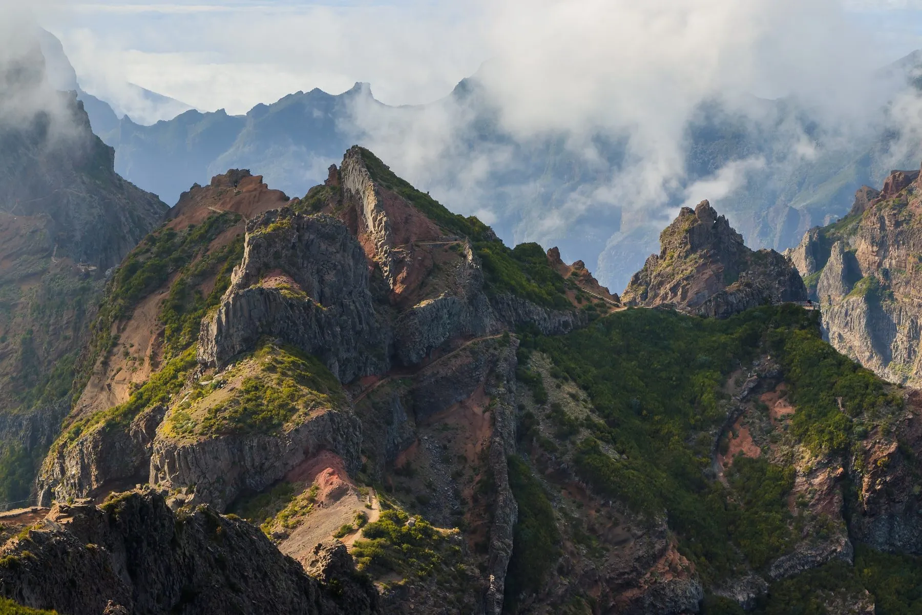 The ridge at Pico do Arieiro