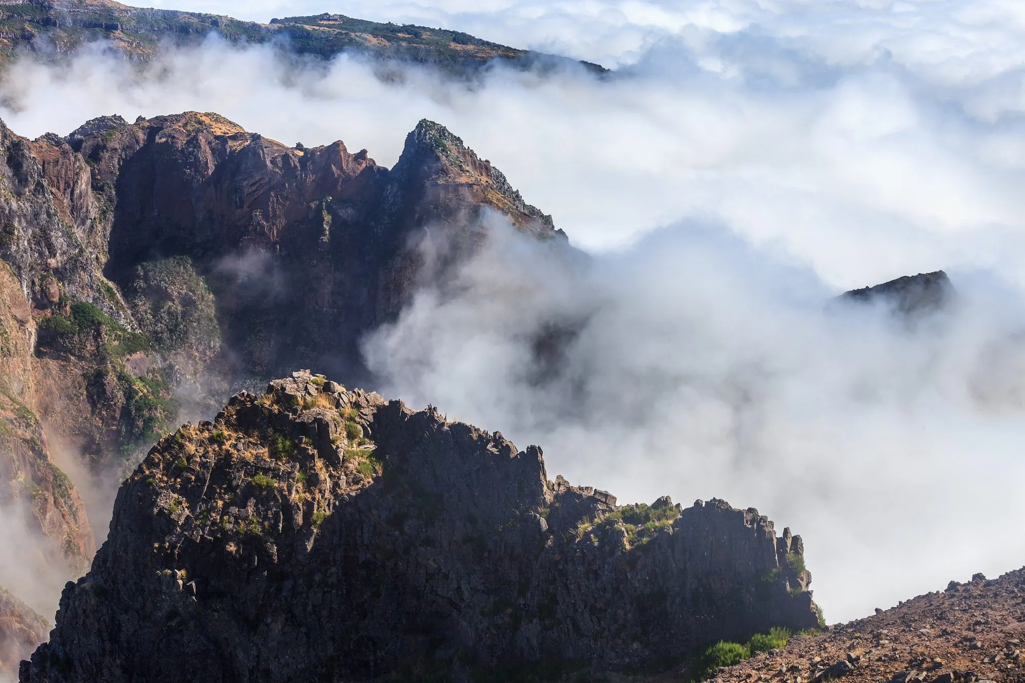 Pico do Arieiro above the clouds