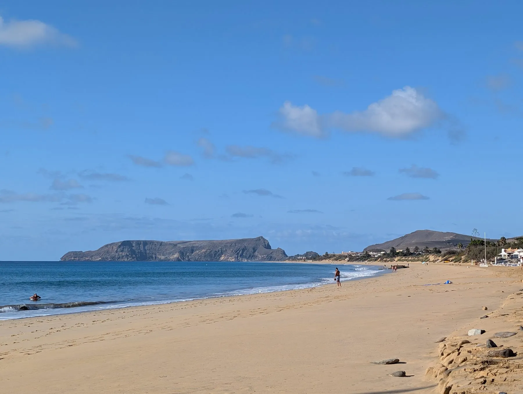 The beach of Porto Santo